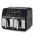 Kenwood Airfryer HFM20 000MB Kenwood000MB Kenwood 000MB kHealthy Twin 2x4L black silver (HFM20.000MB)