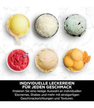 Ninja Icecreme Maker (NC502EU) Creami Deluxe 10-in1 10in1 black silver