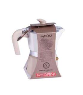 Pedrini Coffee Maker 3 Cups Painted Aluminum Color 2025 (02CF168)