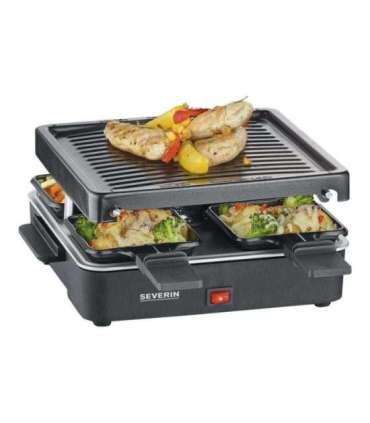 Severin Raclette 4 persons black Schwarz RG 2370 (RG 2370)
