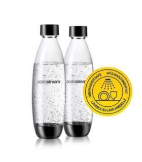 SodaStream PET Bottle DuoPack Fuse (2 Bottles, 1L, black) (1741260410)