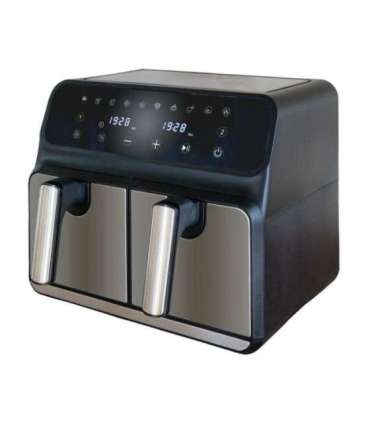 Unold Air Fryer Double Twin Zone black silver (58685)