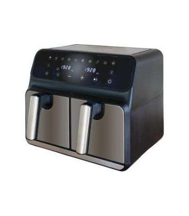 Unold Air Fryer Double Twin Zone black silver (58685)