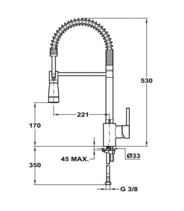 SINK TAP ARK939 chrome