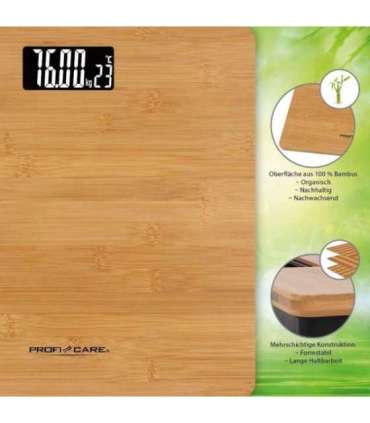 Bamboo bathroom scale ProfiCare