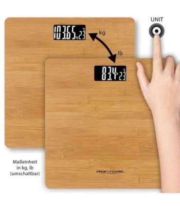 Bamboo bathroom scale ProfiCare