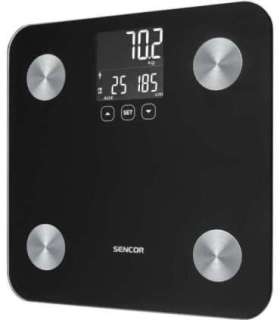 Personal fitness scale Sencor, black