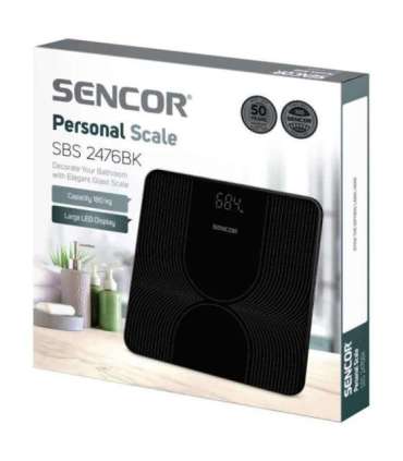 Personal scale Sencor, black