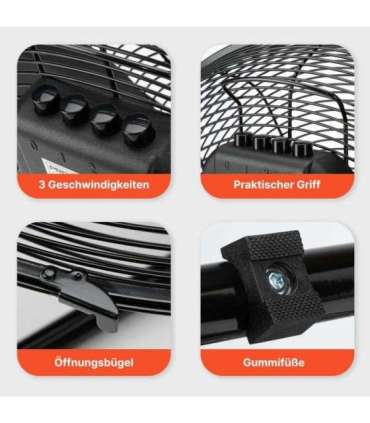 Windmachine Proficare, black steel