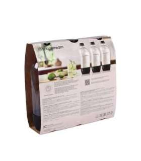 Sodastream PET Bottle Universal (3 Bottles, 1L, black) (2260525)
