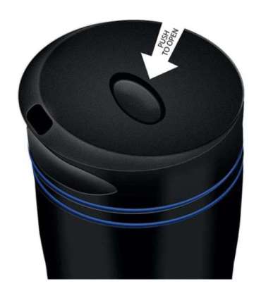 Termotass 360ml Manq Lamart LT4050, must/sinine