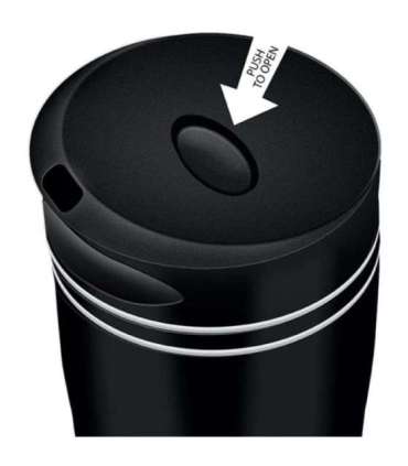 Termotass 360ml Manq Lamart LT4049, must