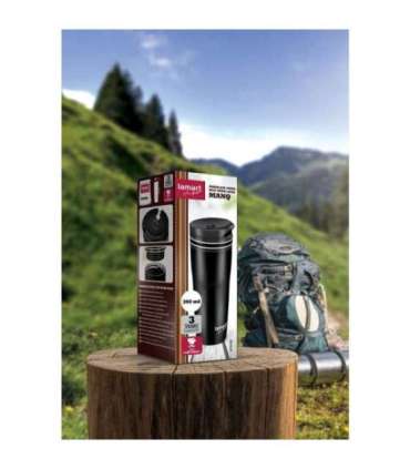 Termotass 360ml Manq Lamart LT4049, must