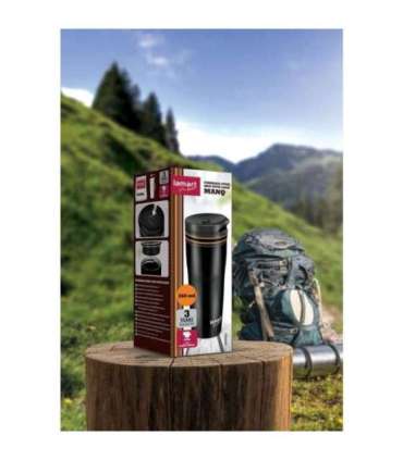 Termotass 360ml Manq Lamart LT4051, must/oranž