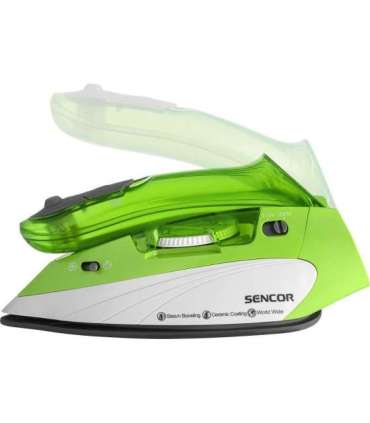 Travel steam iron Sencor, green