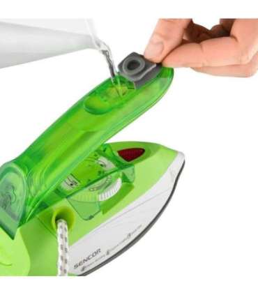 Travel steam iron Sencor, green