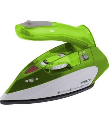 Travel steam iron Sencor, green