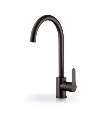Kitchen tap Pyramis black matte