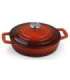 XANTEN cast iron 7pcs cookware set, red
