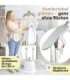 Textile steamer Proficare, white