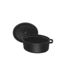 Staub Roaster oval 33cm 6,7l black Schwarz 40509-322-0 405093220 (40509-322-0)