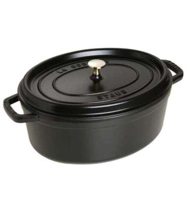 Staub Roaster oval 33cm 6,7l black Schwarz 40509-322-0 405093220 (40509-322-0)