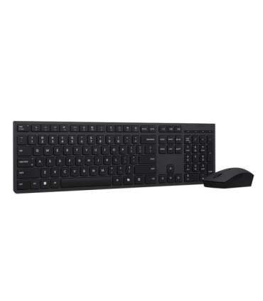 Lenovo Professional Wireless Rechargeable Combo Keyboard and Mouse Keyboard and Mouse Set Wireless Mouse included