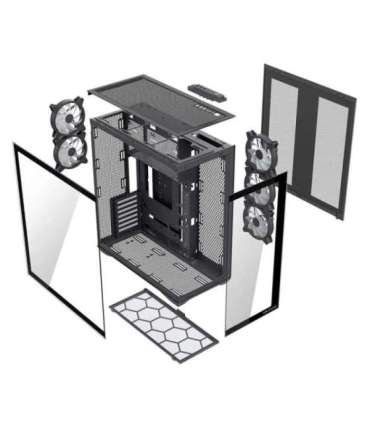 MODECOM Volcano SPACE XL ARGB FULL TOWER 5F Black