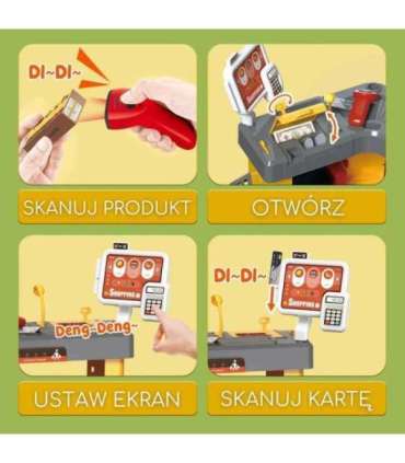 WOOPIE interaktiivne supermarketi aksessuaarid lastele