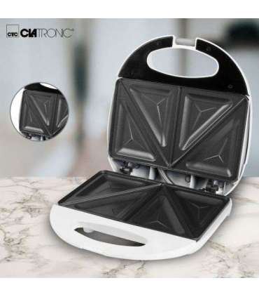 Clatronic ST 3477 sandwich maker 750 W White