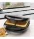Clatronic ST/WA 3670 sandwich maker 800 W Black, Stainless steel