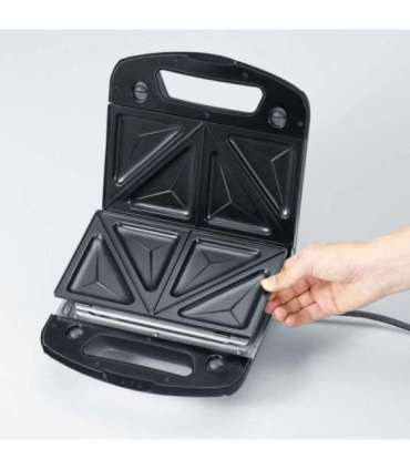 Severin 2968 2 waffle(s) 1000 W Black, Chrome