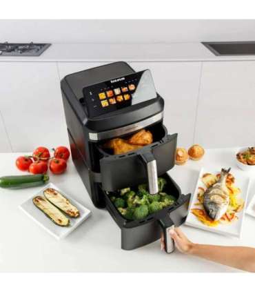 Taurus Air Duo Slim oil-free fryer with two baskets