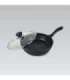 Maestro MR-1205-28 Frying pan with lid, 28 cm, black