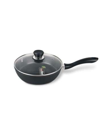 Maestro MR-1205-28 Frying pan with lid, 28 cm, black