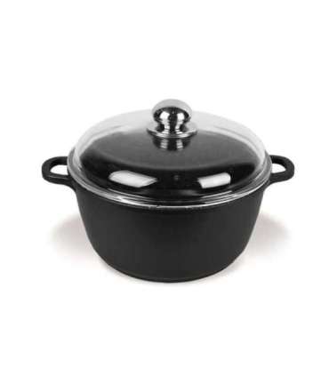 Maestro MR-4616C Pot with lid 16 cm 1 l Black