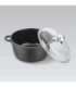 Maestro MR-4616C Pot with lid 16 cm 1 l Black