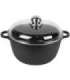 Maestro MR-4616C Pot with lid 16 cm 1 l Black