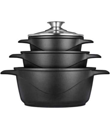 Smile MGK-18 soup pot Black Aluminium