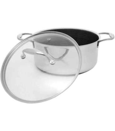 Kohersen Black Cube 24 cm pot with lid