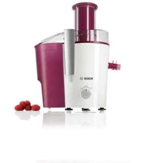 Bosch MES25C0 juice maker Centrifugal juicer 700 W Cherry (fruit), Transparent, White
