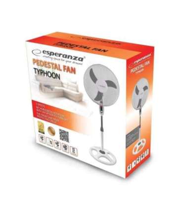 Esperanza EHF002WE, 16 '' standing fan, White and Gray
