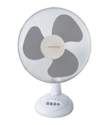 Esperanza EHF003WE, 12'' desk fan, White and Gray