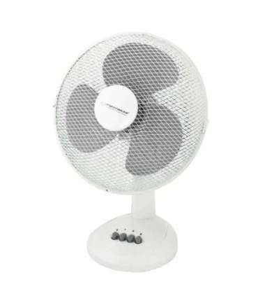 Esperanza EHF003WE, 12'' desk fan, White and Gray