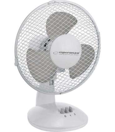 Desktop fan 9" Esperanza EHF004WE ZEPHYR White-Gray