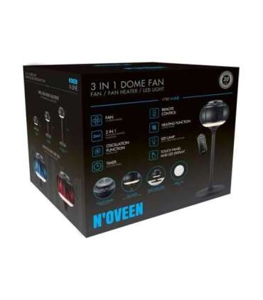 Noveen F780 Dome fan 1200 W Internal Black