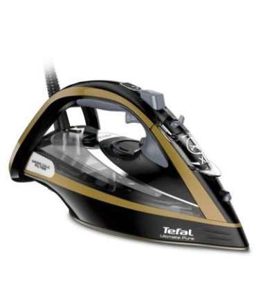 Tefal FV9865E0 iron Dry & Steam iron Durilium Autoclean soleplate 3000 W Black, Gold