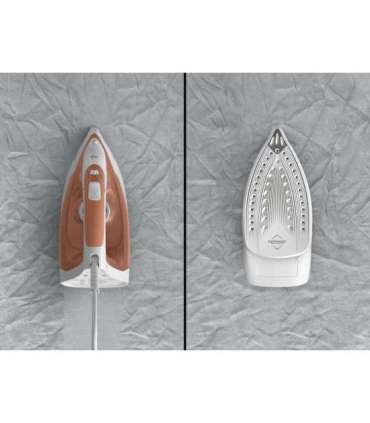 Tefal Virtuo 30 FV2C40E0 iron Dry & Steam iron Ceramic soleplate 2000 W Peach, White