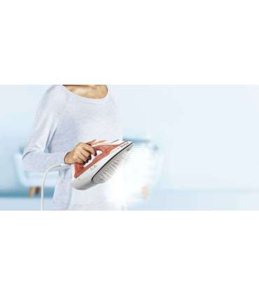 Tefal Virtuo 30 FV2C40E0 iron Dry & Steam iron Ceramic soleplate 2000 W Peach, White