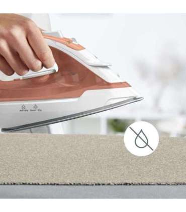 Tefal Virtuo 30 FV2C40E0 iron Dry & Steam iron Ceramic soleplate 2000 W Peach, White